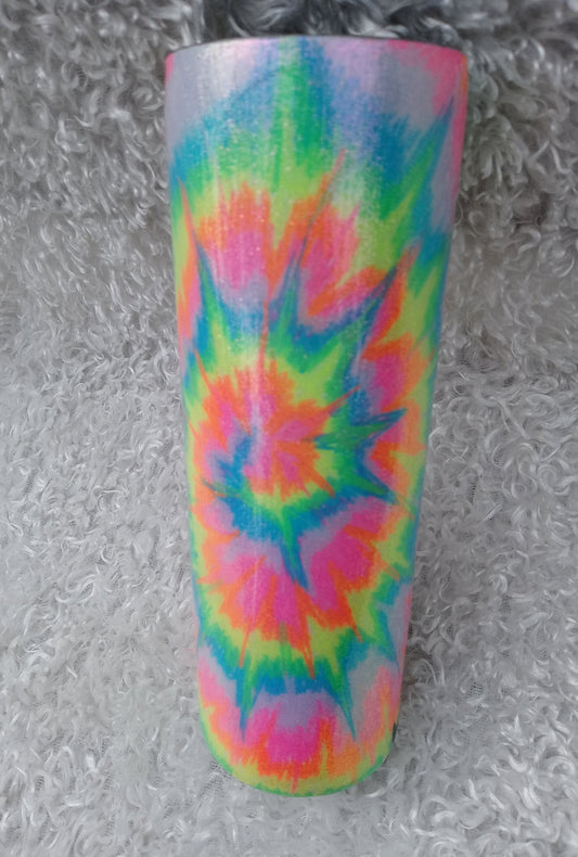 Tie dye tumbler